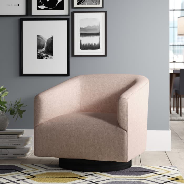 All modern deals barrel chair